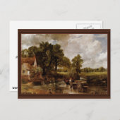 The Hay Wain by Constable John (Beste Qualität) Postkarte (Vorne/Hinten)