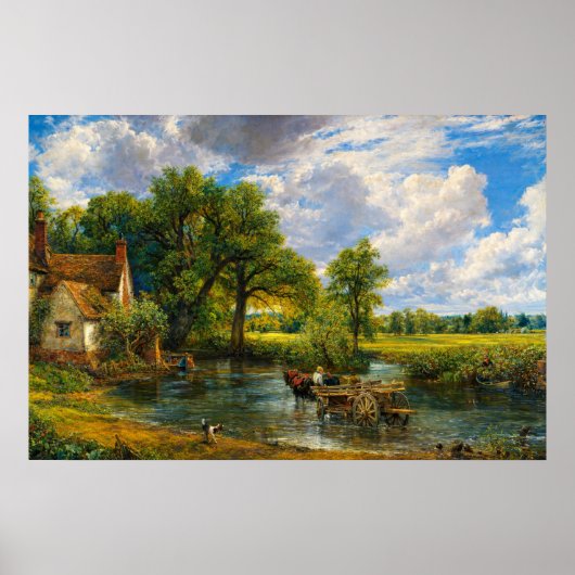 The Hay Wain by John Constable Poster (Vorne)