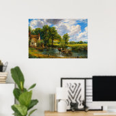 The Hay Wain by John Constable Poster (Heimbüro)