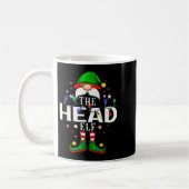 The Head Elf Christmas Family Pajama Party Kaffeetasse (Links)