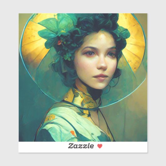 The Headdress Fantasy Sci-Fi Aufkleber (Blatt)