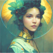 The Headdress Fantasy Sci-Fi Aufkleber (Vorderseite)