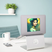 The Headdress Fantasy Sci-Fi Aufkleber (Laptop auf Schreibtisch)