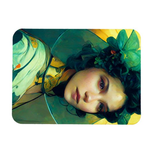 The Headdress Fantasy Sci-Fi Magnet (Horizontal)