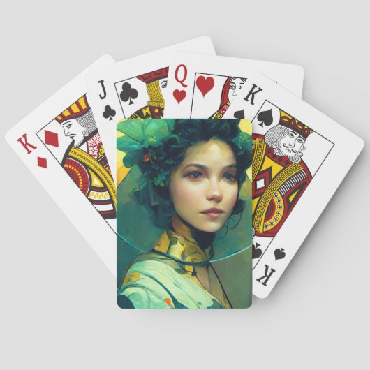 The Headdress Fantasy Sci-Fi Spielkarten (Rückseite)