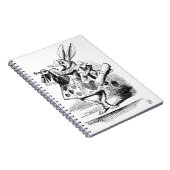 The Hearld - Rabbit, Alice's AdveWonderland 1865 Notizblock (Rechte Seite)