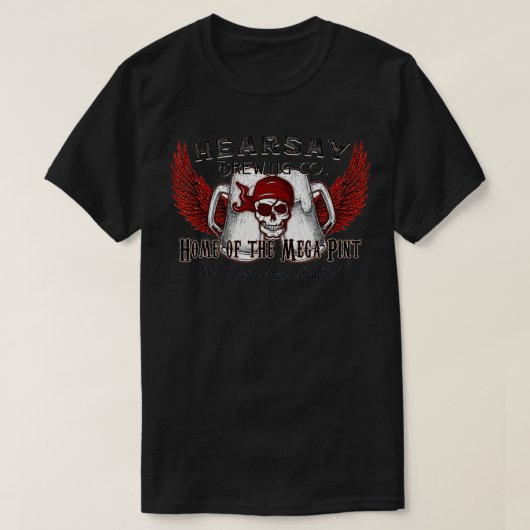 The hearsay brewing Co T-Shirt (Design vorne)