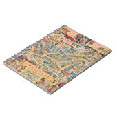 The Heart of Birmingham, England Map Notizblock (Linke Seite)