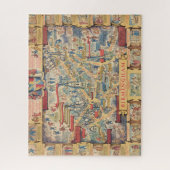 The Heart of Birmingham, England Map Puzzle (Vertikal)