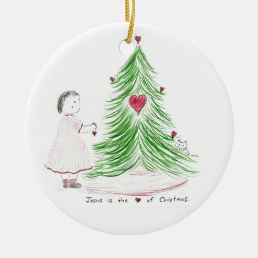 The_heart_of_christmas Keramik Ornament (Vorne)