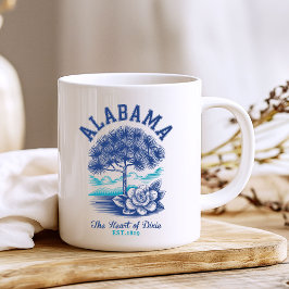 The Heart of Dixie – Alabama Floral and Tree Kaffeetasse