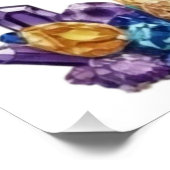 The Heart of the Gem Tree: A Romantic Valentine's  Poster (Ecke)