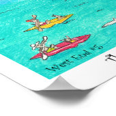 The Heart of West End #5, Roatan, Honduras Poster (Ecke)