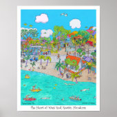 The Heart of West End #5, Roatan, Honduras Poster (Vorne)