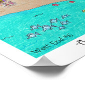 The Heart of West End #6, Roatan, Honduras Poster (Ecke)