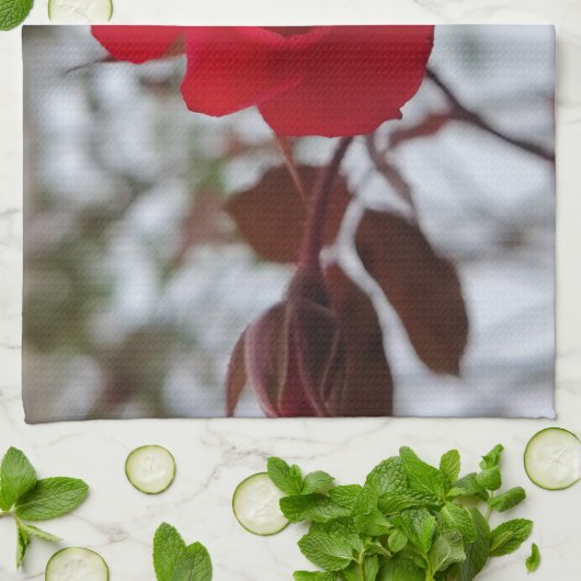 The Heart of Winter Geschirrtuch (Gefaltet)