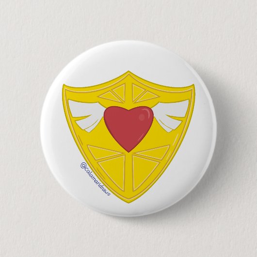The Heart Shield Button (Vorderseite)