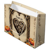 The heartbeat of the ancient gods: große geschenktüte (Vorderseite Schrägansicht)