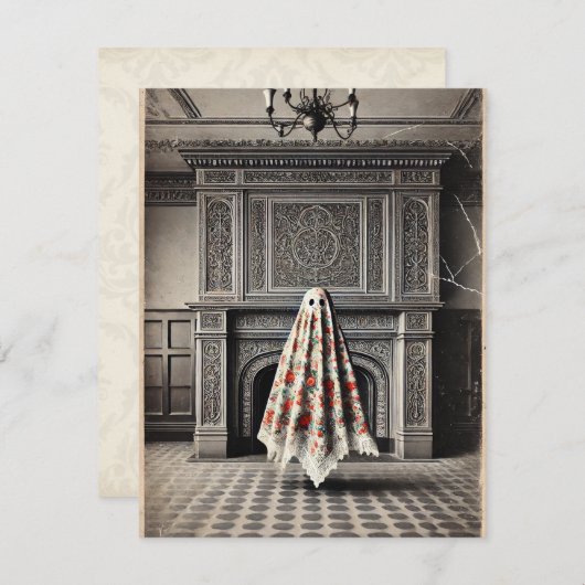 The Hearth Erinnerns - Gothic Viktorianisch Mitteilungskarte (Vorne/Hinten)