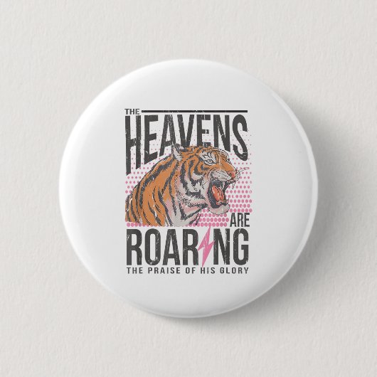 The Heavens Are Roaring, Psalm 19_1 Bible Verse Button (Vorderseite)