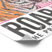 The Heavens Are Roaring, Psalm 19_1 Bible Verse Poster (Ecke)