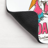 The Heavens Are Roaring Psalm 19_1, Retro Tiger Gr Mousepad (Ecke)