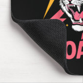 The Heavens Are Roaring Psalm 19_1 Tiger Christian Mousepad (Ecke)