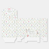 The Heirloom Rose & Ribbon Signature Stork Geschenkschachtel (Ungefaltet)