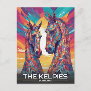 The Helix, The Kelpies, Falkirk - Besuch Schottlan Feiertagspostkarte