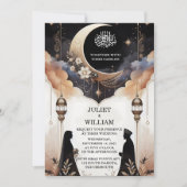 The Henna Islam Nikah Arabic Walima Muslim Wedding Einladung (Vorderseite)