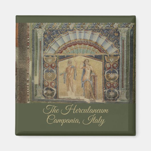 The Herculaneum Mosaic Ruins Campania Italy Magnet (Vorne)
