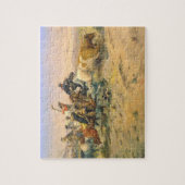 The Herd Quitter Cowboy Wranglers C Russell 1897 Puzzle (Vertikal)