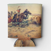 The Herd Quitter (von C. M. Russell, c. 1897) Dosenkühler (Vorderseite)