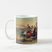 The Herd Quitter (von C. M. Russell, c. 1897) Kaffeetasse (Links)