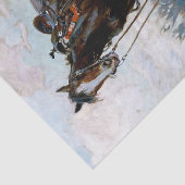 "The Herder" Western Art von Philip R Goodwin Seidenpapier (Ausschnitt)