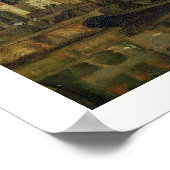 The Herengracht, Amsterdam (Öl auf Tafel) Poster (Ecke)