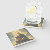 The Hermit's Shan Shui Steinuntersetzer (Seitenansicht)