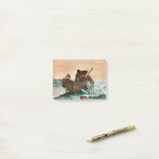 The Herring Net (1885) von Winslow Homer Post-it Klebezettel (Auf Schreibtisch)