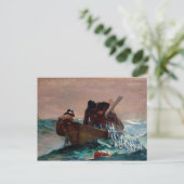 The Herring Net by Winslow Homer (1885) Postkarte (Stehend Vorderseite)