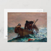 The Herring Net by Winslow Homer (1885) Postkarte (Vorne/Hinten)