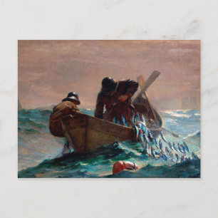 The Herring Net by Winslow Homer (1885) Postkarte