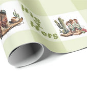 The & Hers Cowboy & Cowgirl Boots Wrapping Paper Geschenkpapier (Rolleneckpunkt)
