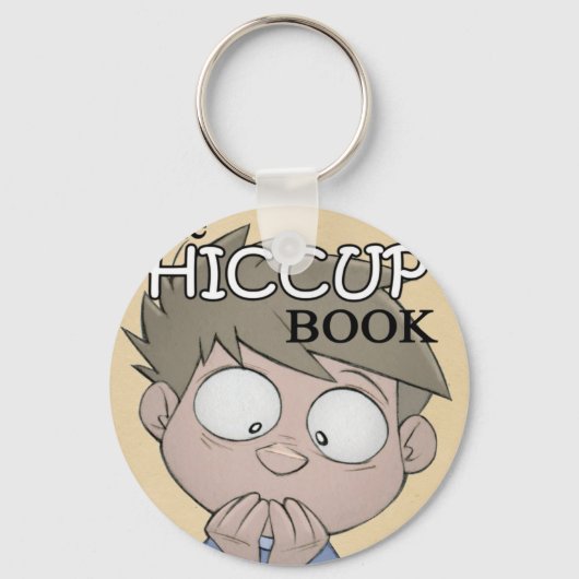 The Hiccup Book - Metal Key Chain Schlüsselanhänger (Vorderseite)
