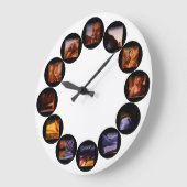 The Hidden Doni Tondo by Michelangelo Wall Clock Große Wanduhr (Winkel)