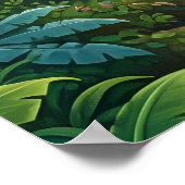 The Hidden Village of the Emerald Forest Poster (Ecke)