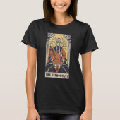 The Hierophant Gothic Tarot Card Magic Fortune Tel T-Shirt (Vorderseite)