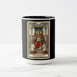 The Hierophant Tarot Zweifarbige Tasse