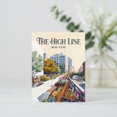 The High Line USA Postkarte (Stehend Vorderseite)