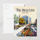 The High Line USA Postkarte (Vorne/Hinten)