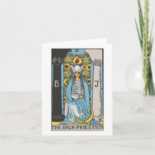 The High Priestess Tarot card - Riesenwaite Smith  Karte